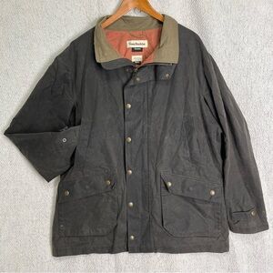 Tom Beckbe Tensaw Jacket Mens XXL Tall Hardwood Color Waxed Canvas Cotton Coat